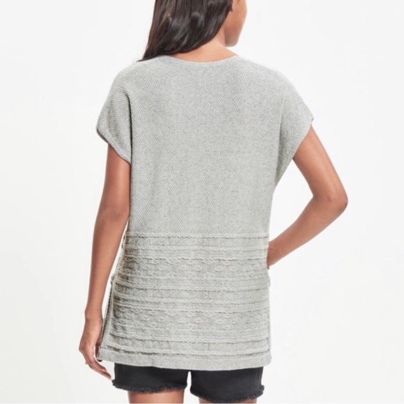 Madewell Side Tie Gray Knit Vest (Size Medium - EUC) - Picture 3 of 10